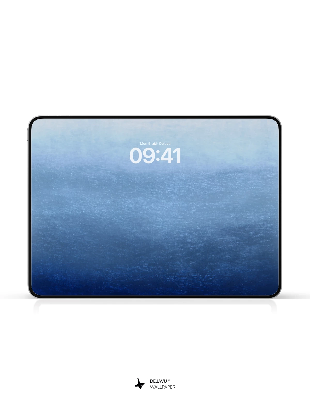 Deep Blue Ocean Gradient Wallpaper 4K for iPhone Lock Screen