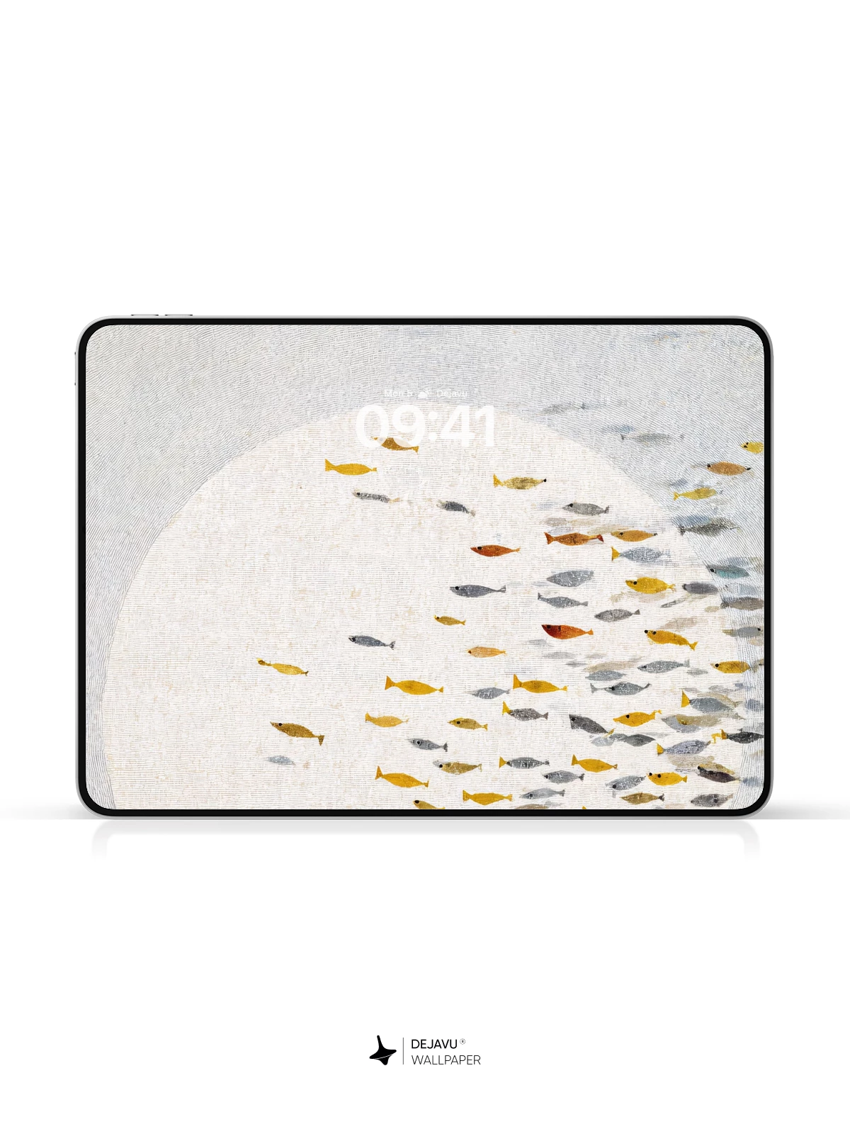 Minimalist Fish School Wallpaper 4K for iPhone Lock Screen