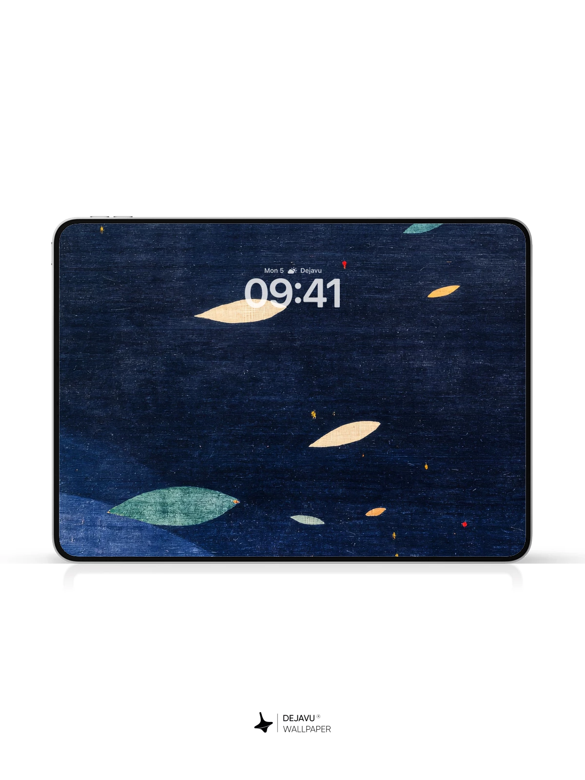 Abstract Night Sky Leaves Wallpaper 4K for iPhone Lock Screen
