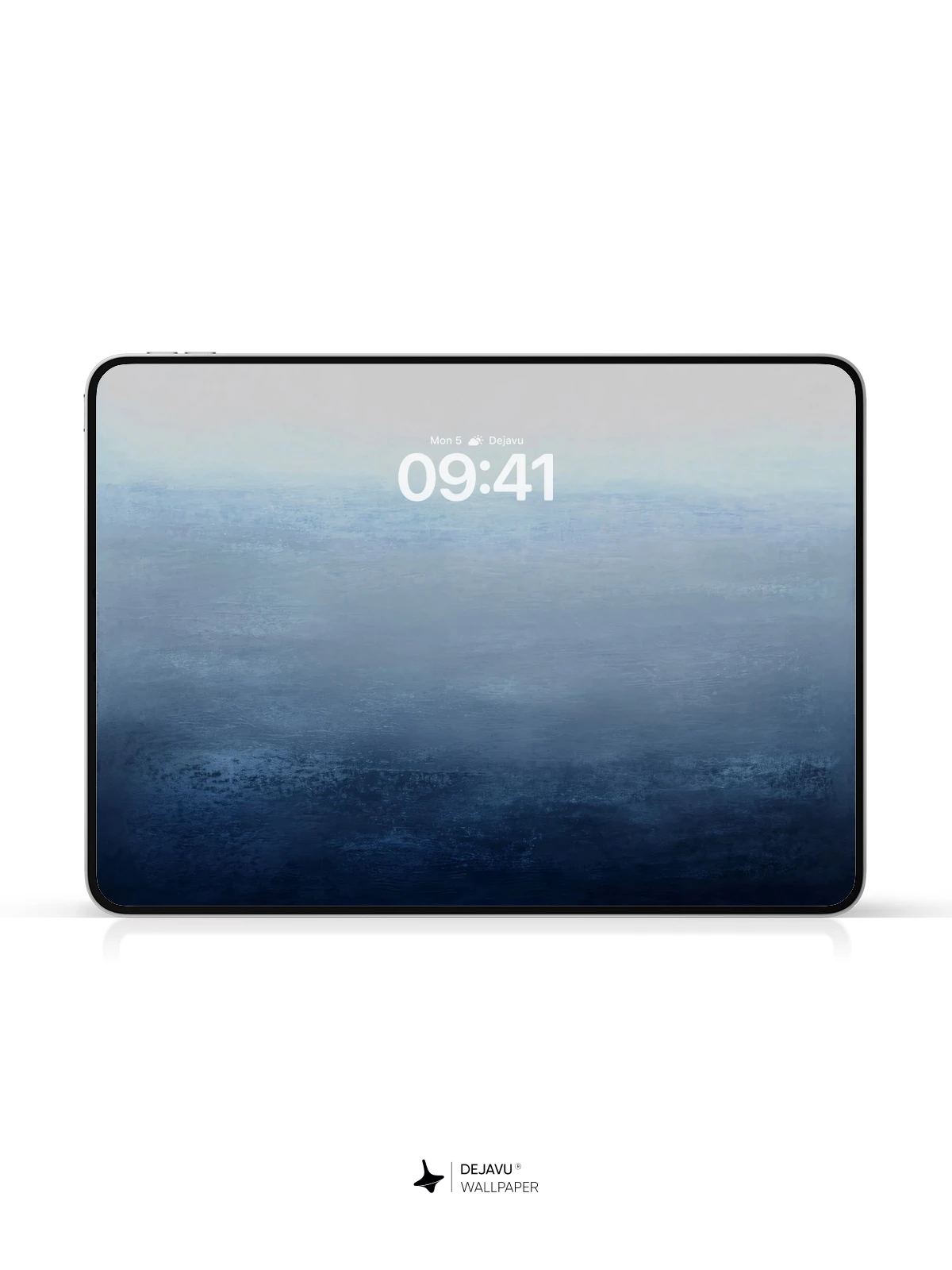 Dark Blue Ocean Gradient Wallpaper 4K for iPhone Lock Screen