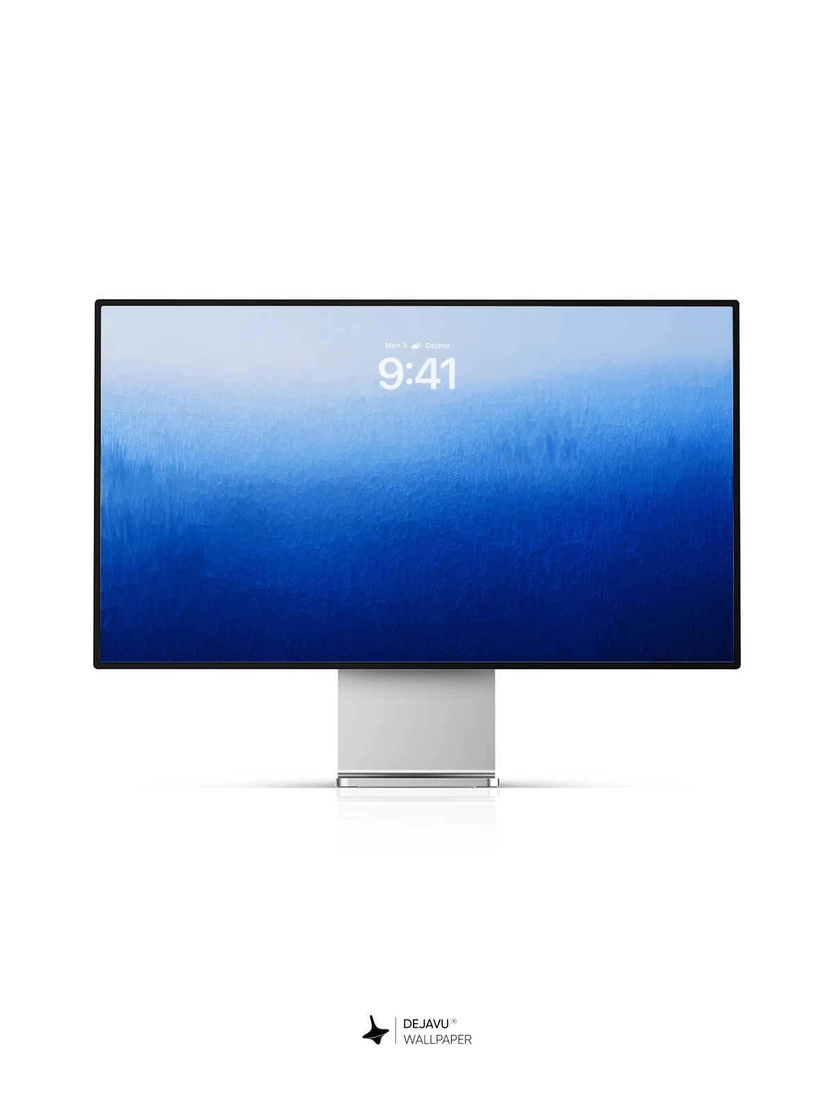 Blue Gradient Abstract Wallpaper 4K for iPhone Lock Screen