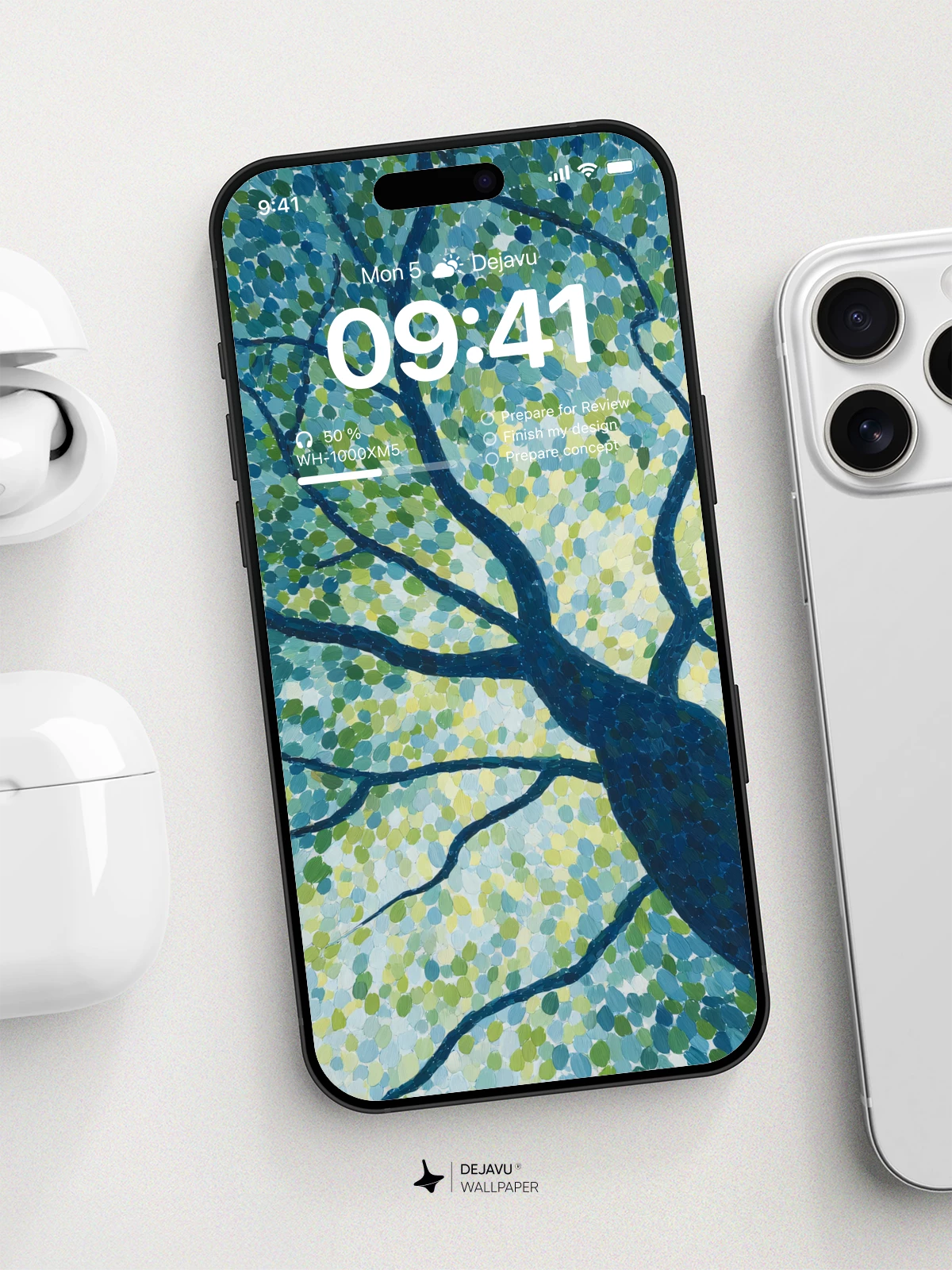 Abstract Tree Canopy Wallpaper 4K for iPhone Lock Screen