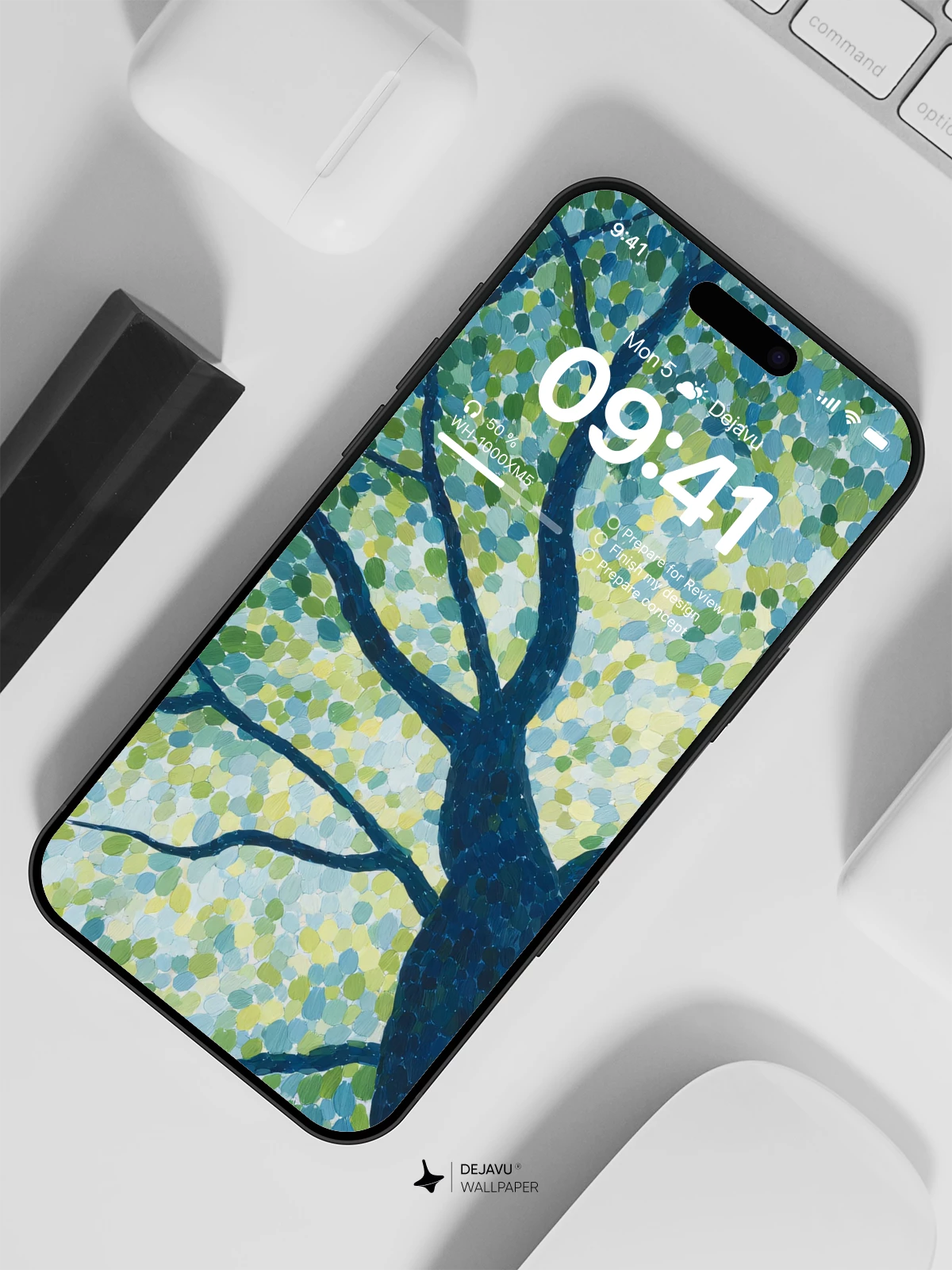 Abstract Tree Canopy Wallpaper 4K for iPhone Lock Screen