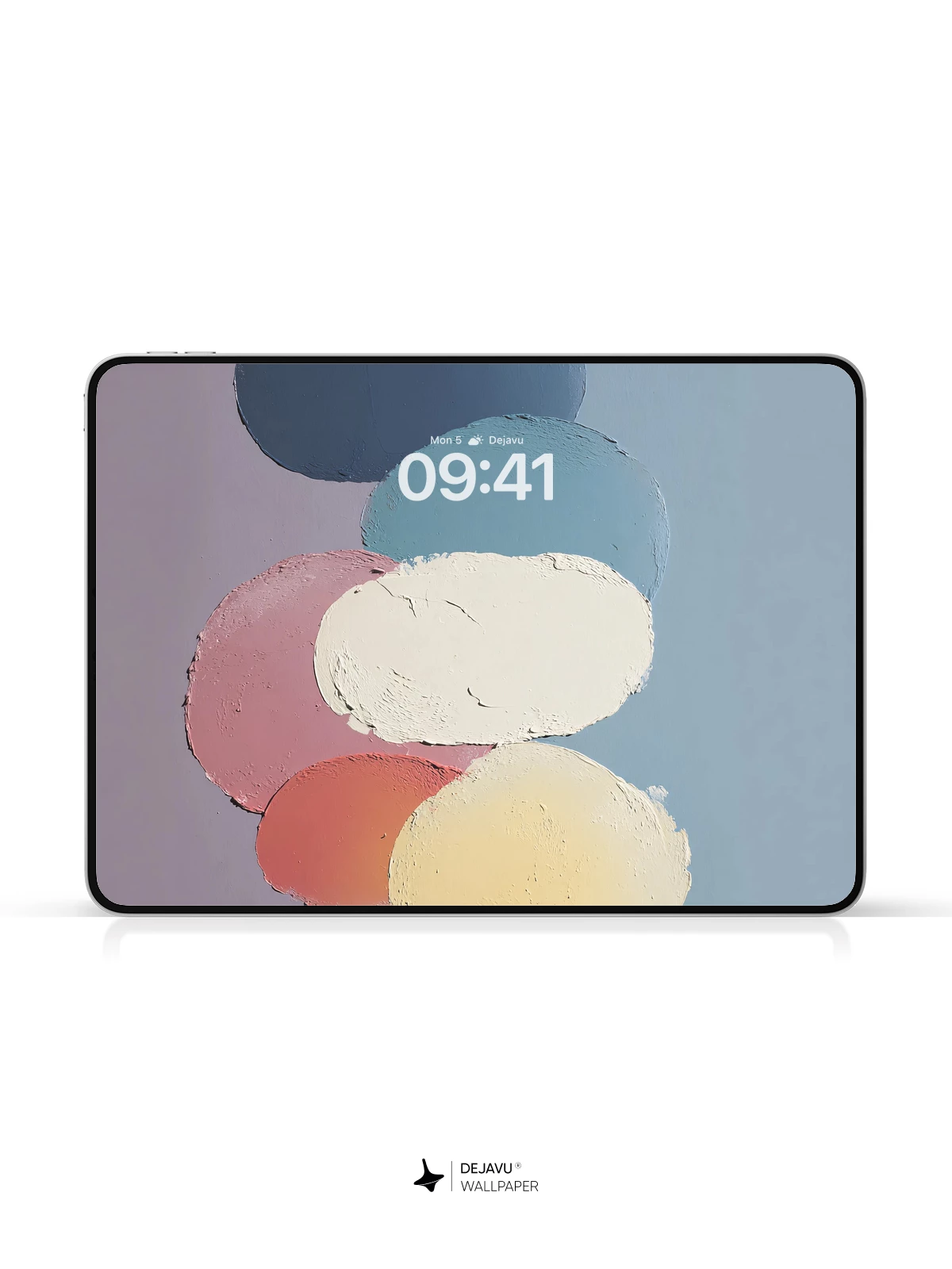 Pastel Abstract Shapes Wallpaper 4K for iPhone Lock Screen