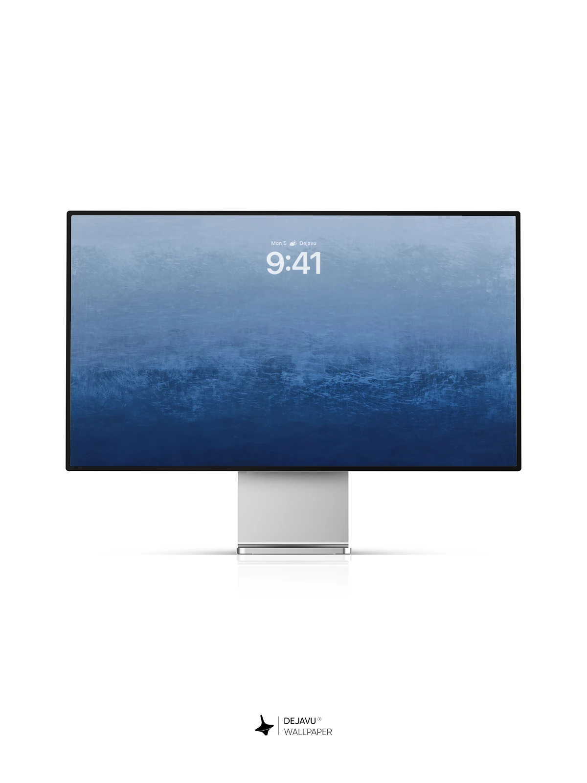 Abstract Blue Gradient Wallpaper 4K for iPhone Lock Screen