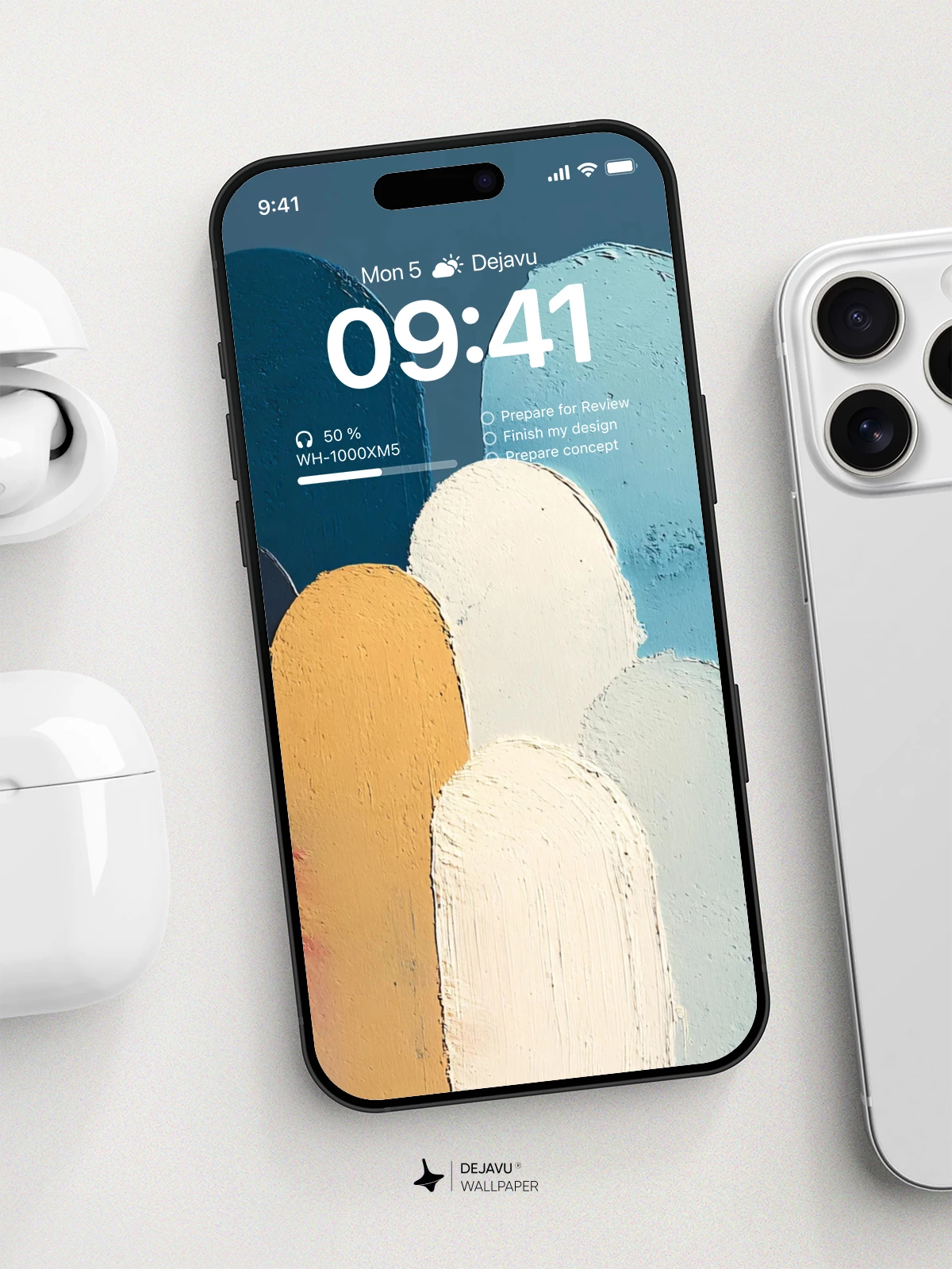 Abstract Colorful Shapes Wallpaper 4K for iPhone Lock Screen