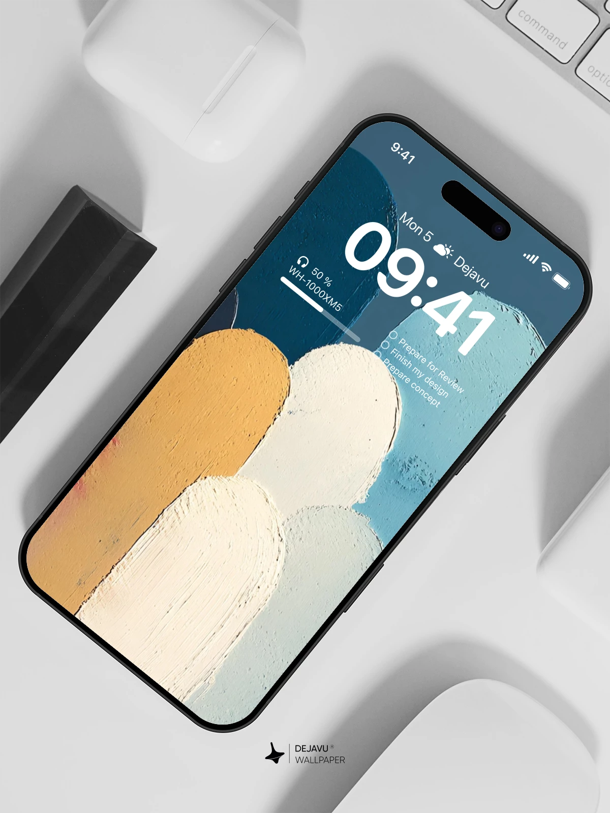 Abstract Colorful Shapes Wallpaper 4K for iPhone Lock Screen