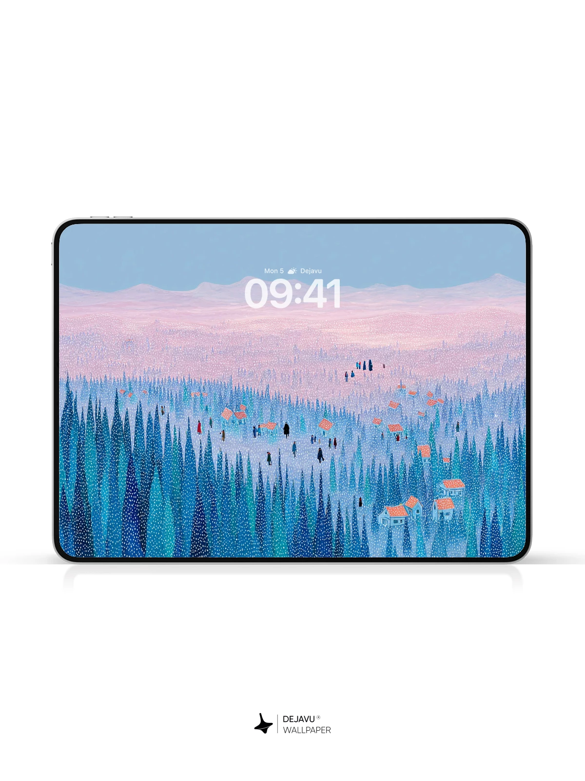 Winter Forest Landscape Wallpaper 4K for iPhone Lock Screen