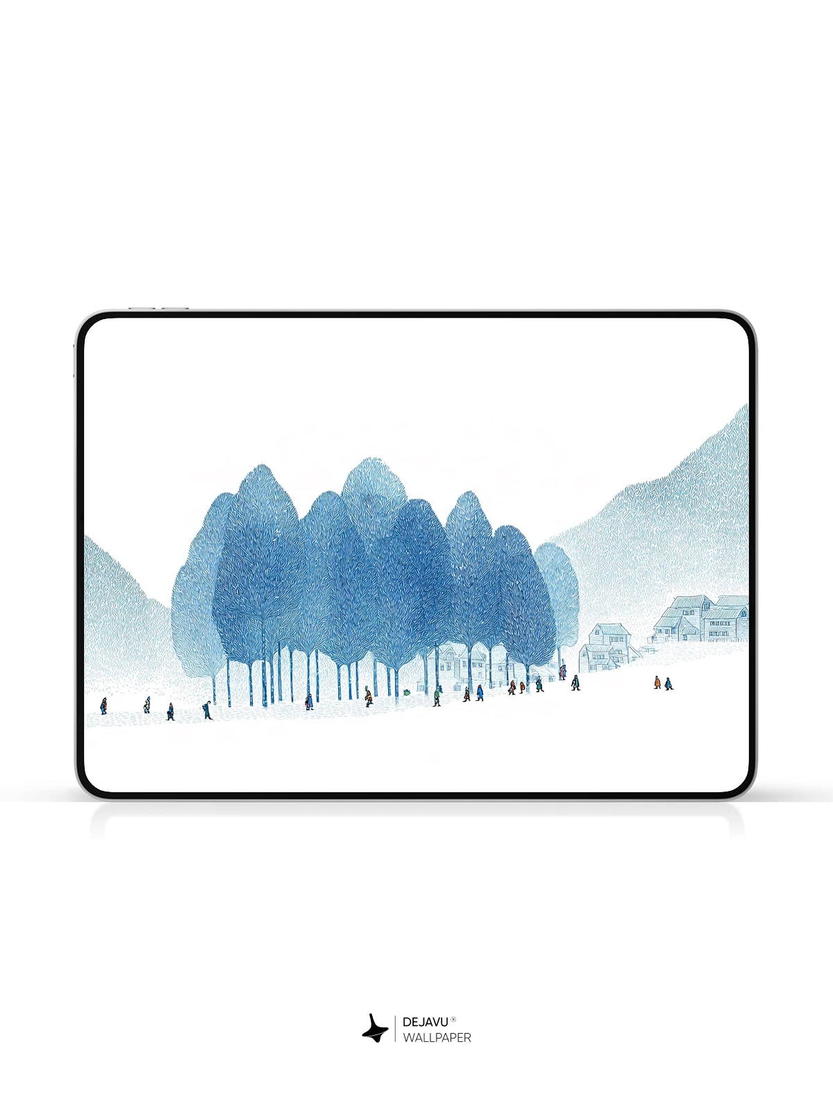 Winter Forest Landscape Wallpaper 4K for iPhone Lock Screen