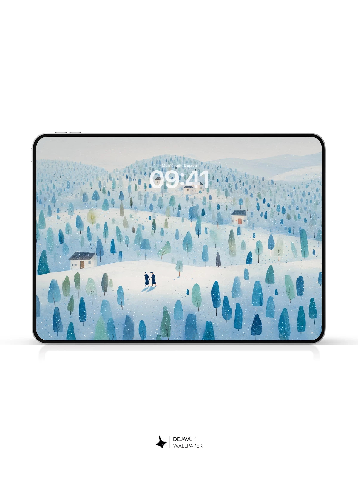 Winter Forest Landscape Wallpaper 4K for iPhone Lock Screen