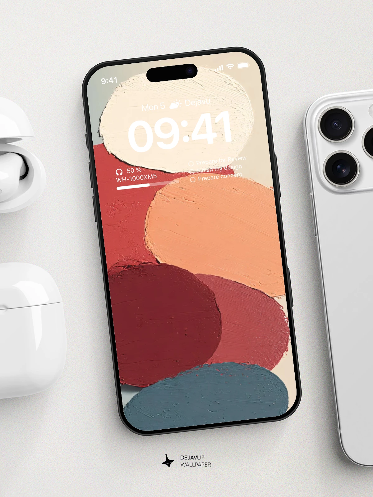 Abstract Colorful Circles Wallpaper 4K for iPhone Lock Screen