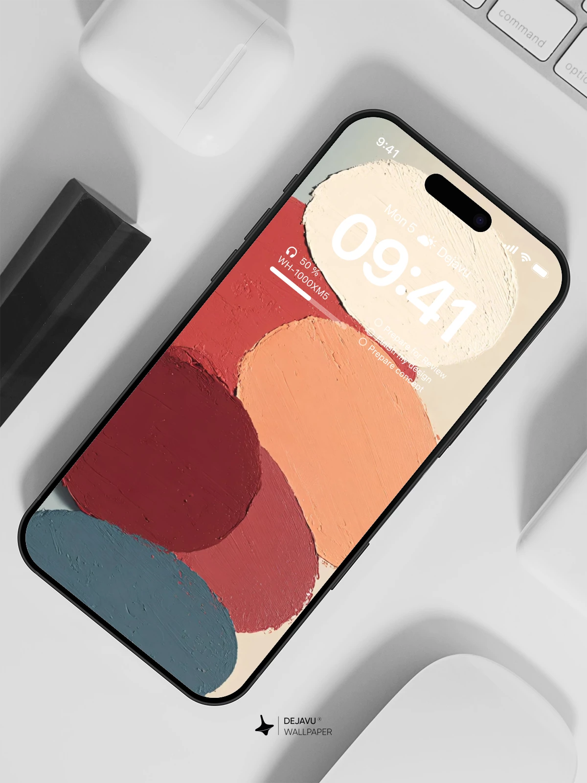 Abstract Colorful Circles Wallpaper 4K for iPhone Lock Screen