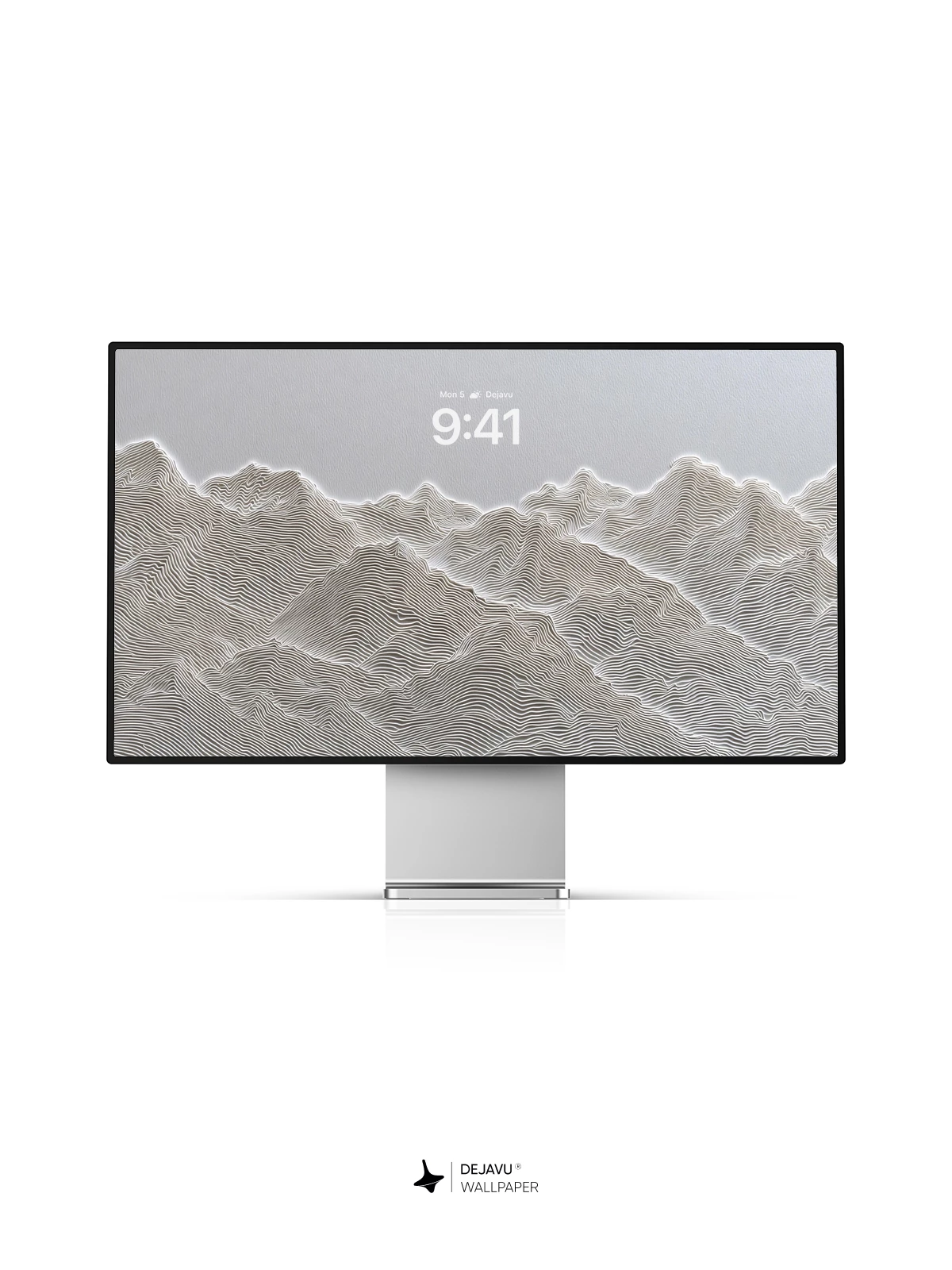 3D Topographic Mountain Wall Art Wallpaper 4K for iPhone Lock Screen