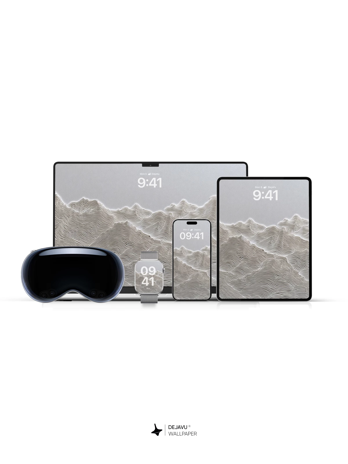 3D Topographic Mountain Wall Art Wallpaper 4K for iPhone Lock Screen