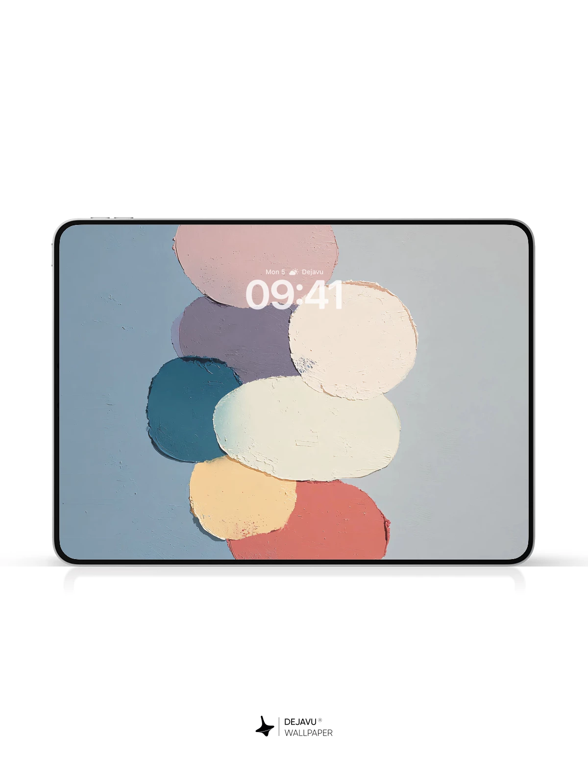 Abstract Pastel Circles Wallpaper 4K for iPhone Lock Screen