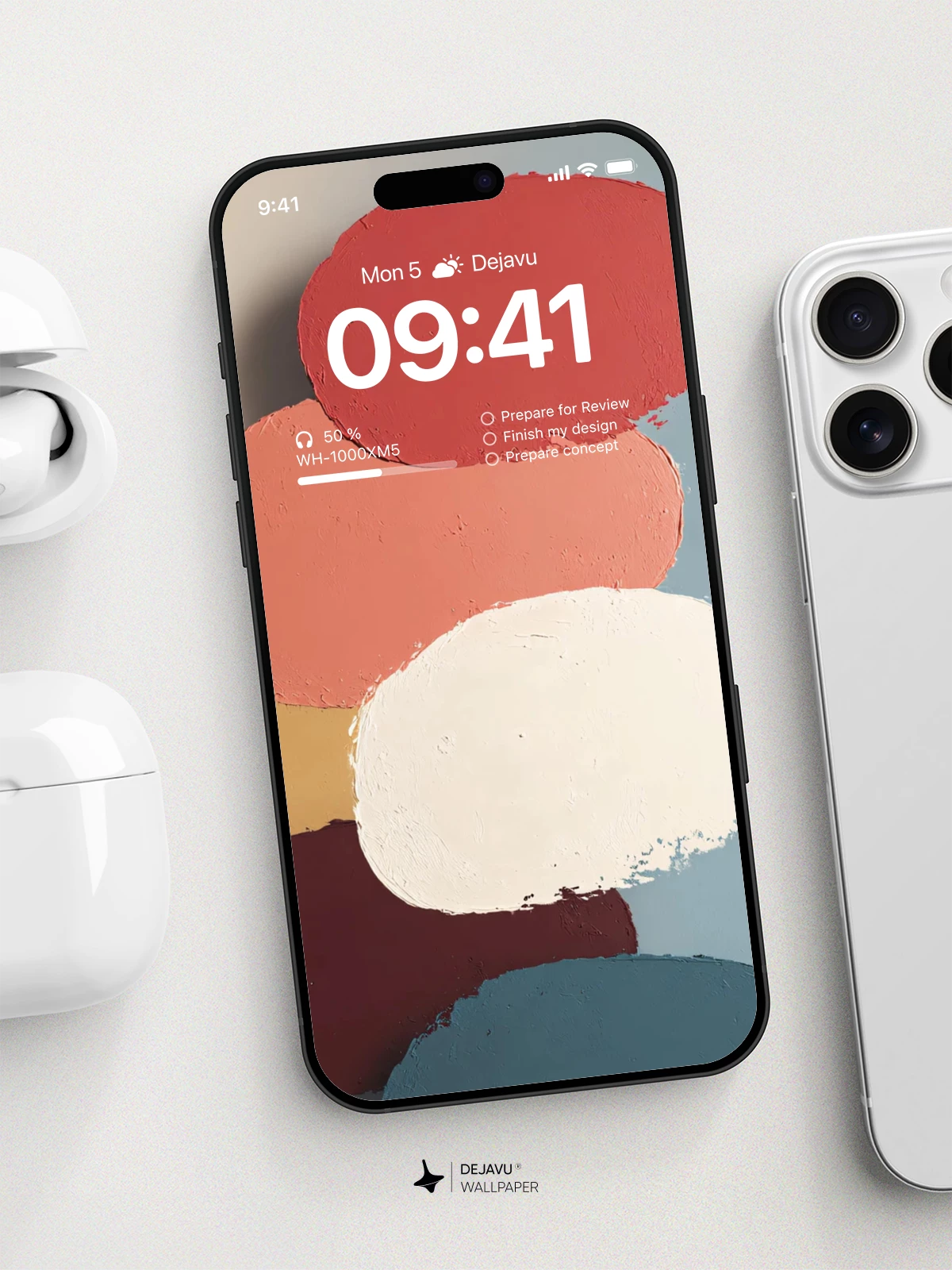Abstract Colorful Ovals Wallpapers 4K for iPhone Lock Screen