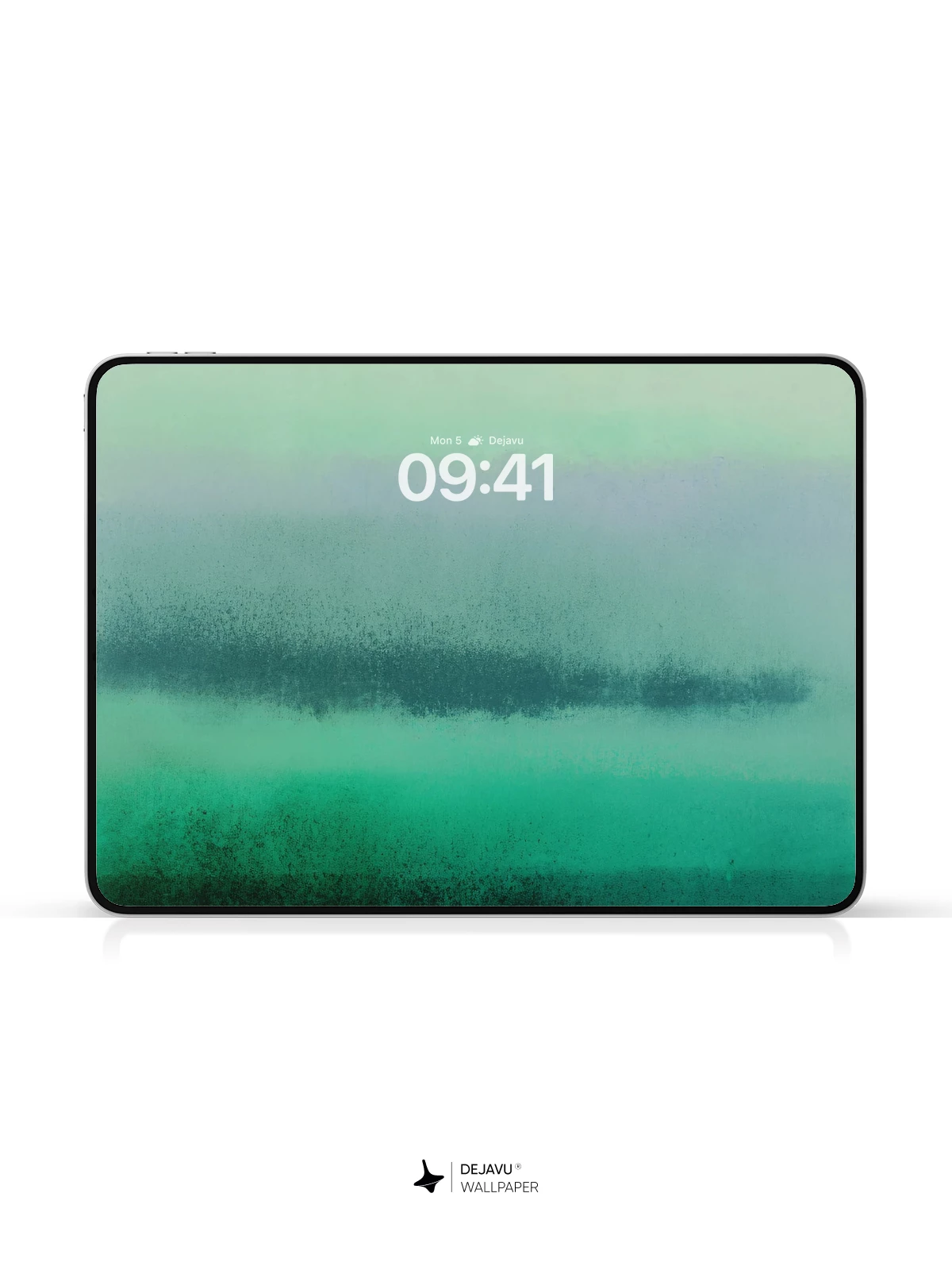 Abstract Green Gradient Wallpaper 4K for iPhone Lock Screen