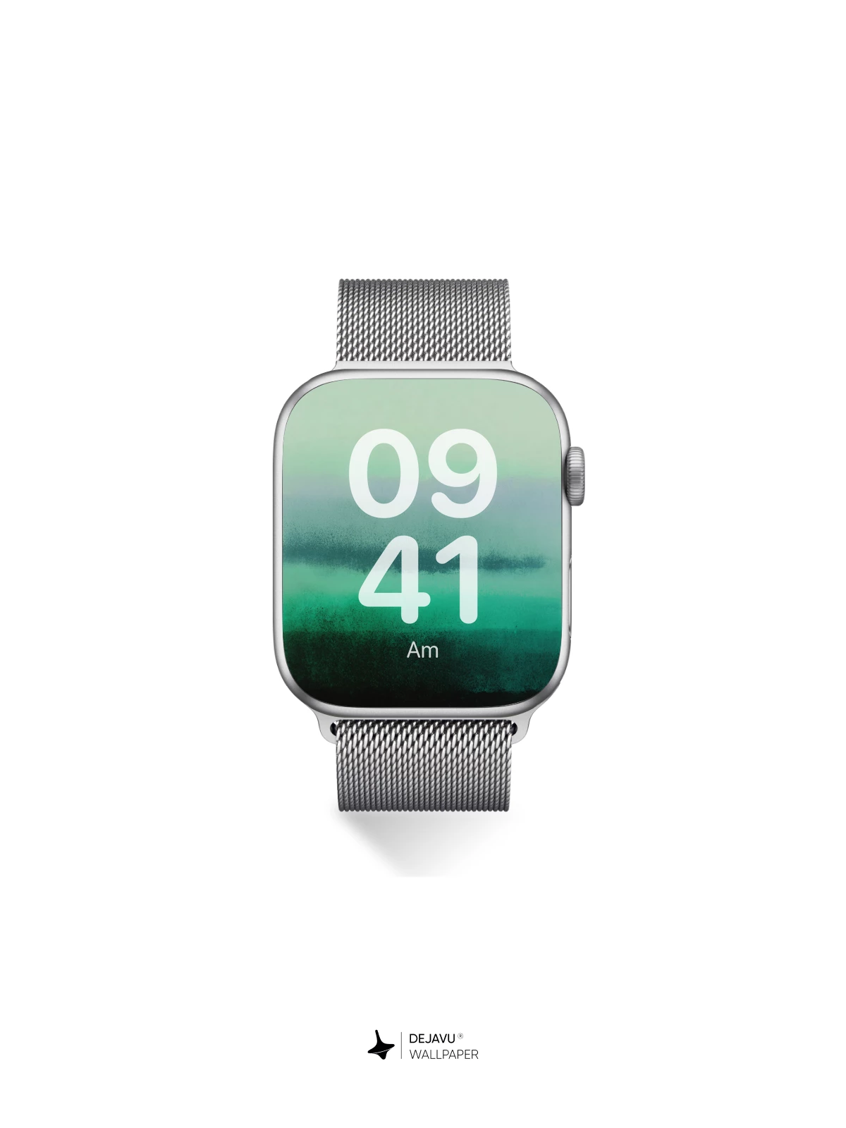 Abstract Green Gradient Wallpaper 4K for iPhone Lock Screen