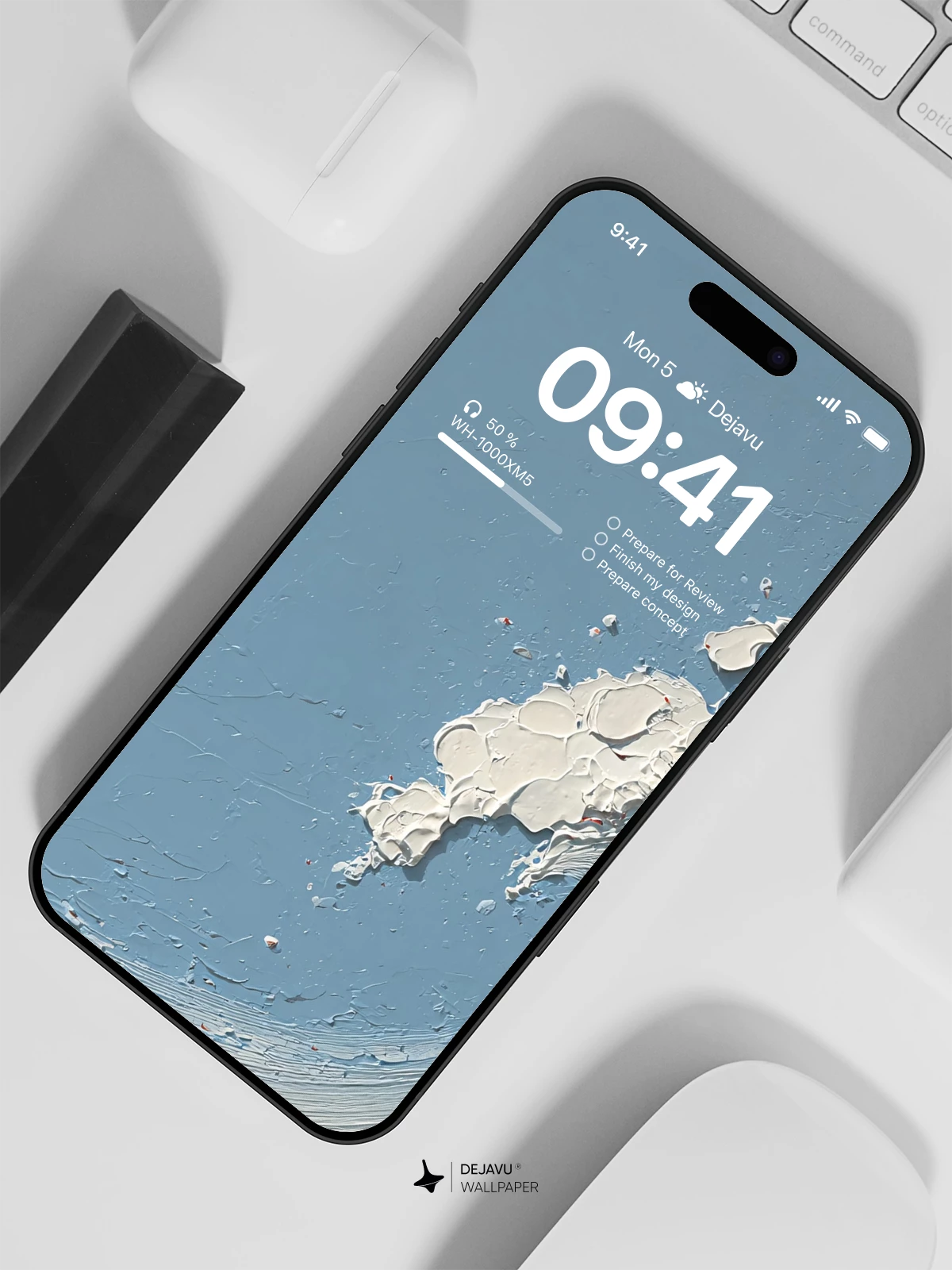 Abstract Wave Texture Wallpaper 4K for iPhone Lock Screen