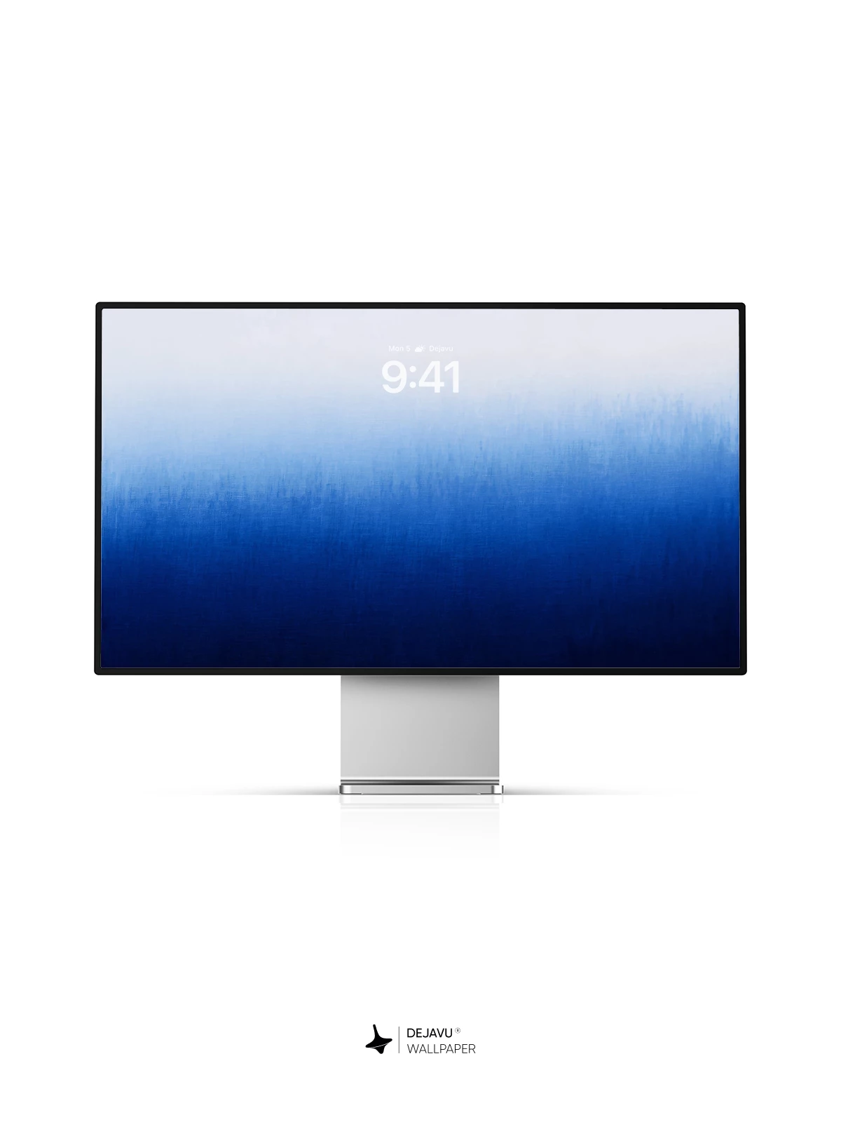 Abstract Blue Gradient Wallpaper 4K for iPhone Lock Screen