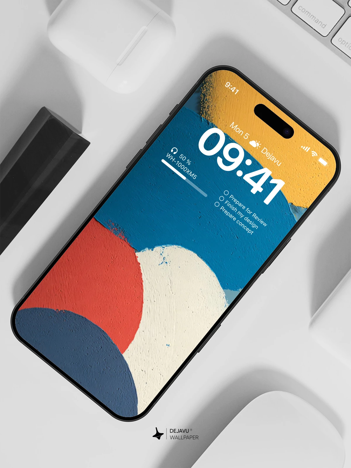 Abstract Colorful Circles Wallpaper 4K for iPhone Lock Screen