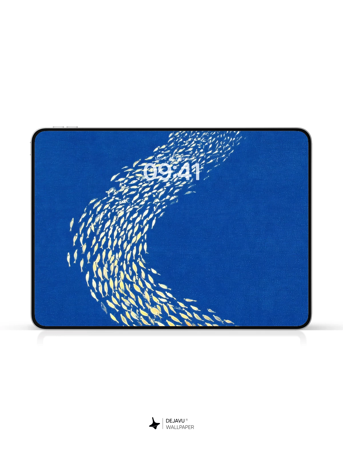 Blue Ocean Fish School Wallpaper 4K for iPhone Lock Screen