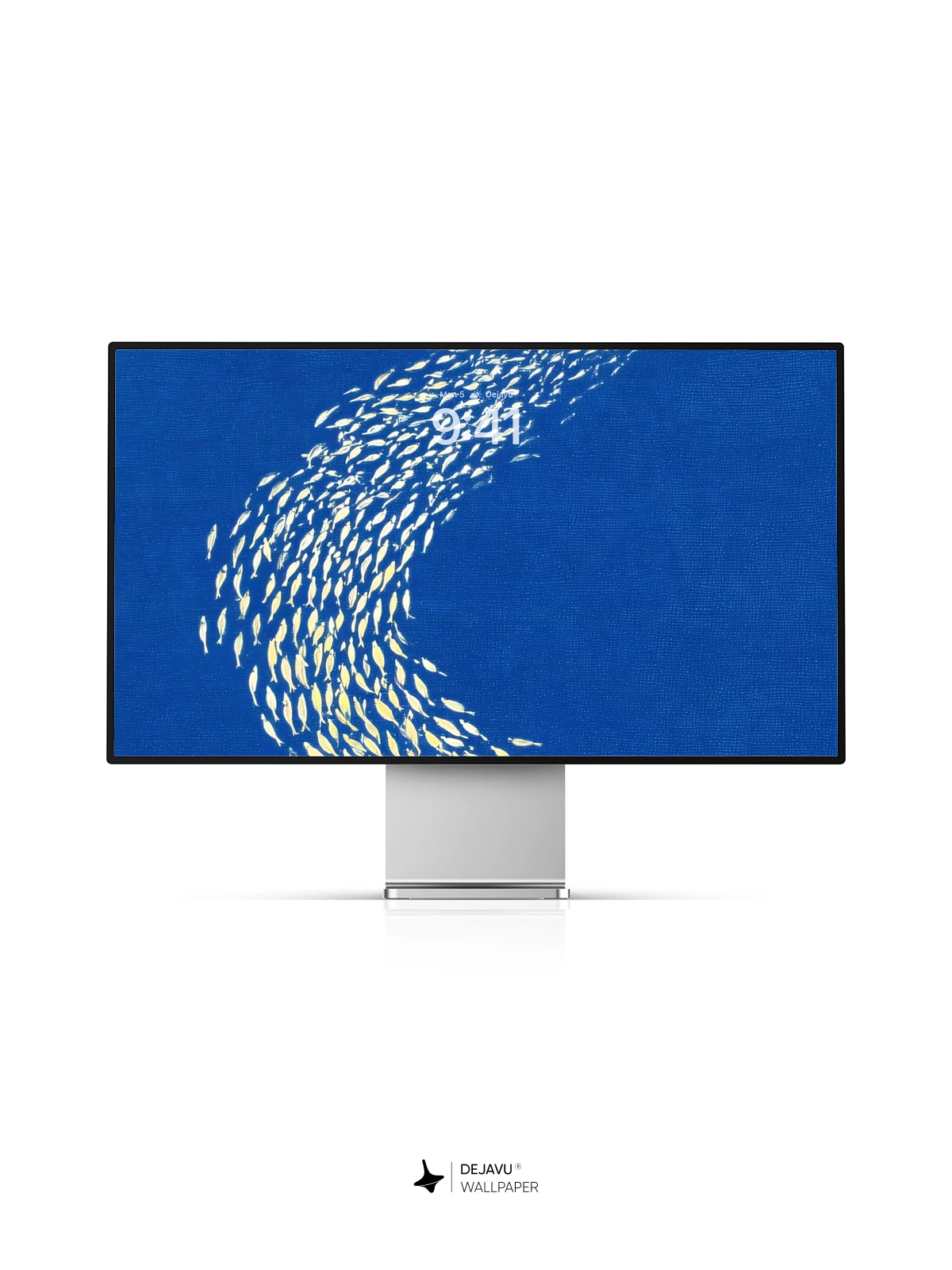 Blue Ocean Fish School Wallpaper 4K for iPhone Lock Screen