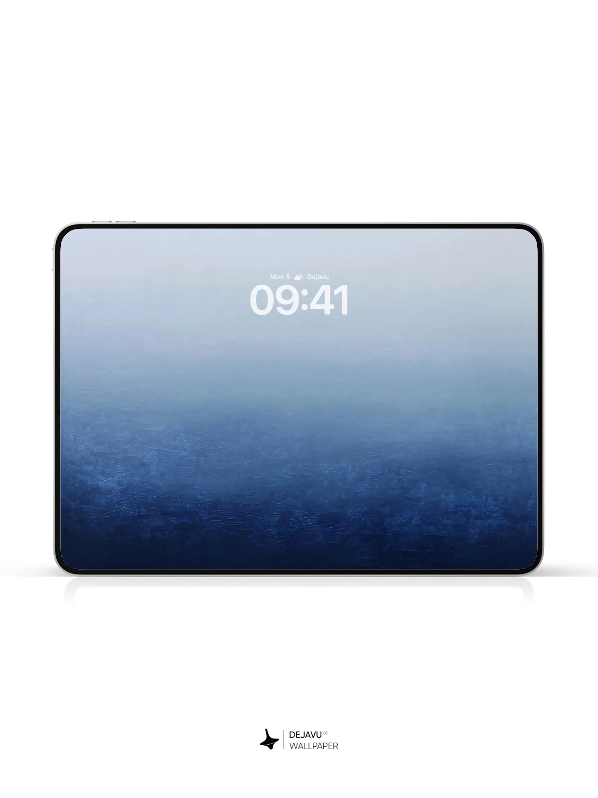 Blue Gradient Fog Wallpaper 4K for iPhone Lock Screen