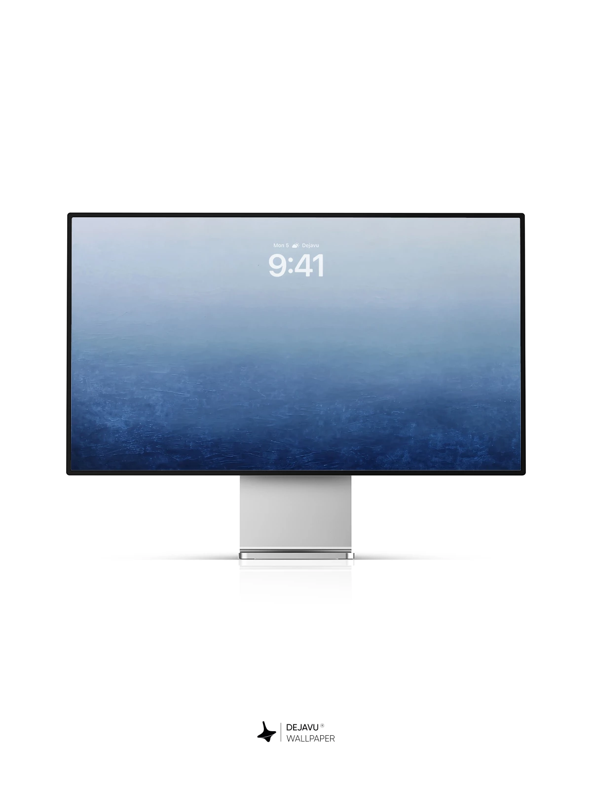 Blue Gradient Fog Wallpaper 4K for iPhone Lock Screen