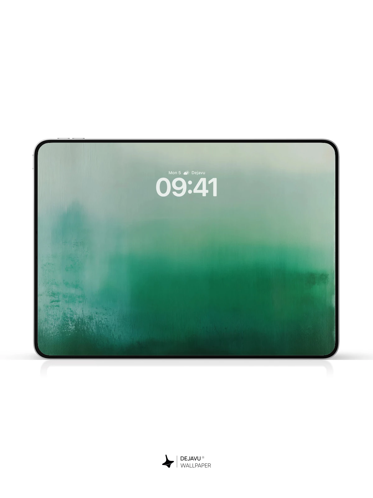 Abstract Green Mist Wallpaper 4K for iPhone Lock Screen