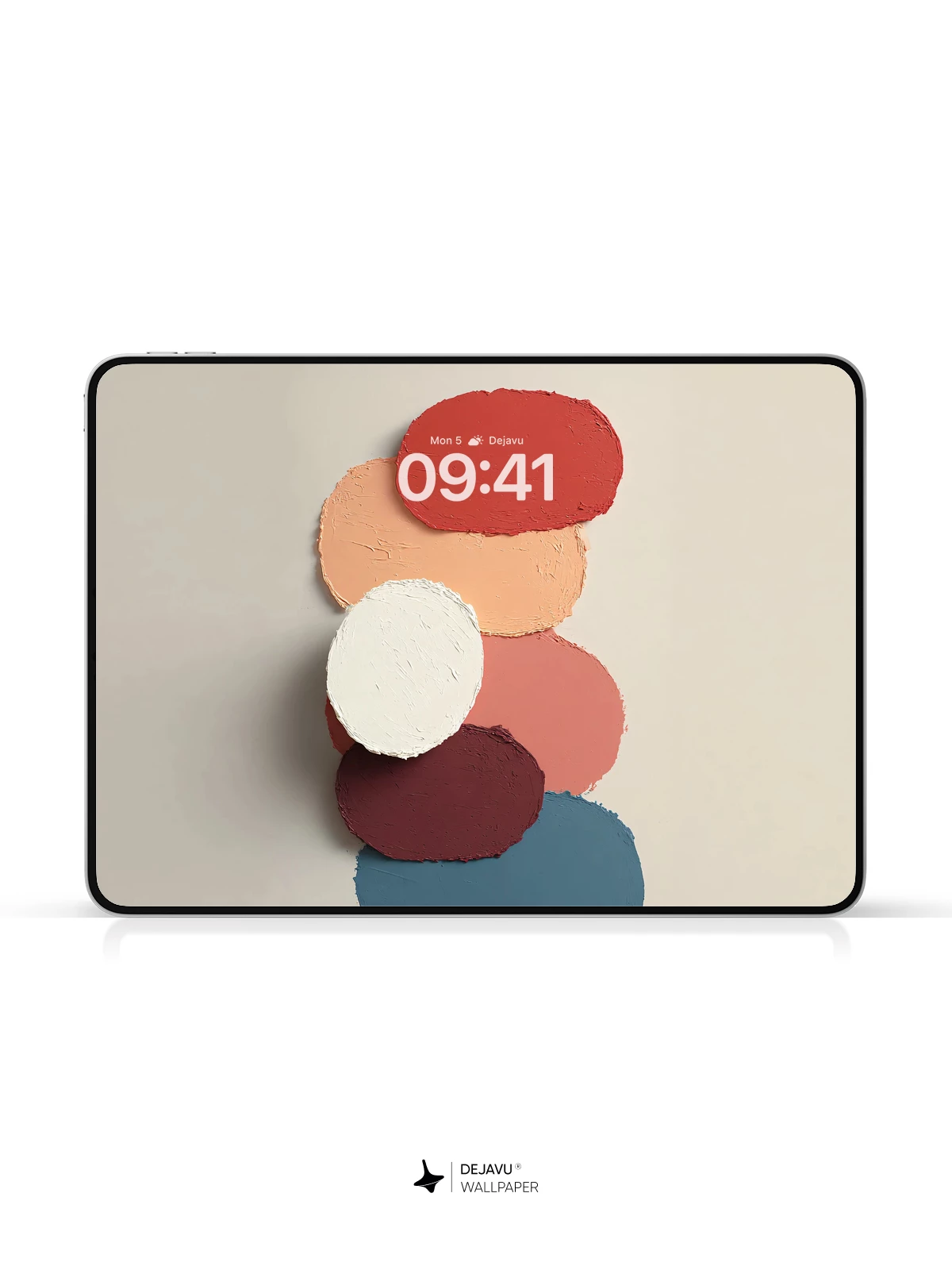 Abstract Colorful Ovals Wall Art 4K Wallpaper for iPhone Lock Screen