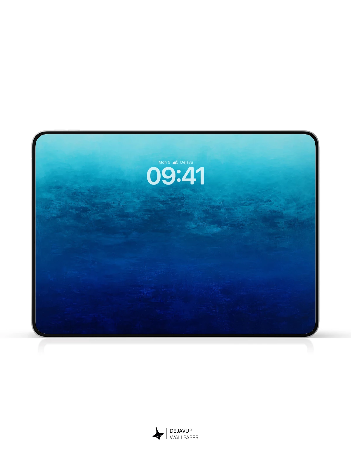 Deep Ocean Gradient Wallpaper 4K for iPhone Lock Screen