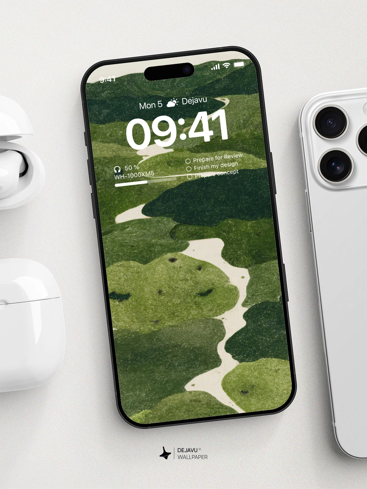 Green River Valley Landscape Wallpaper 4K for iPhone Lock Screen
