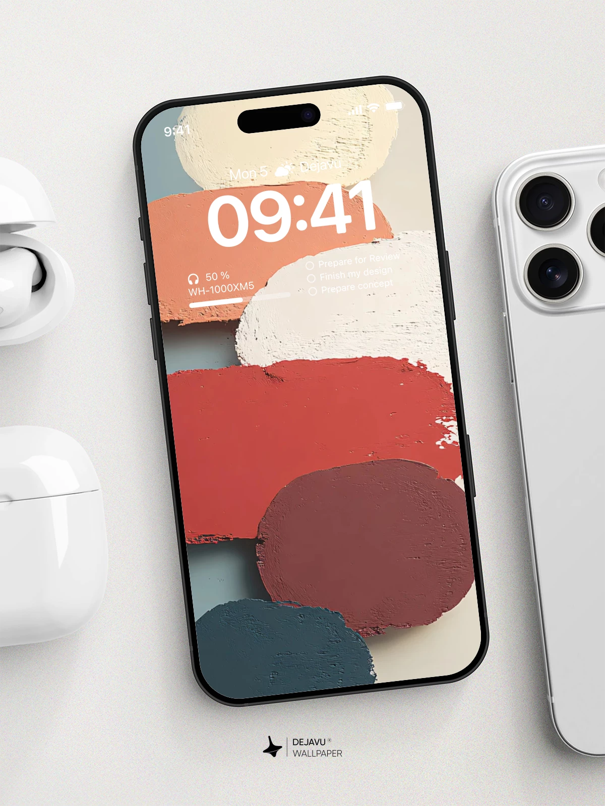 Abstract Colorful Shapes Wallpaper 4K for iPhone Lock Screen