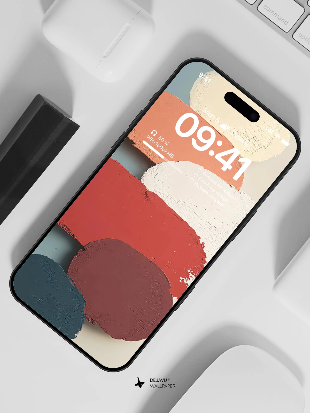 Abstract Colorful Shapes Wallpaper 4K for iPhone Lock Screen