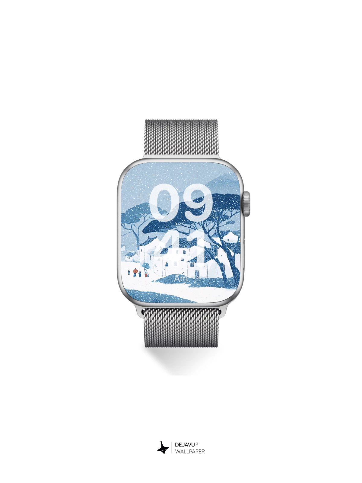 Winter Village Snow Wallpaper 4K for iPhone Lock Screen