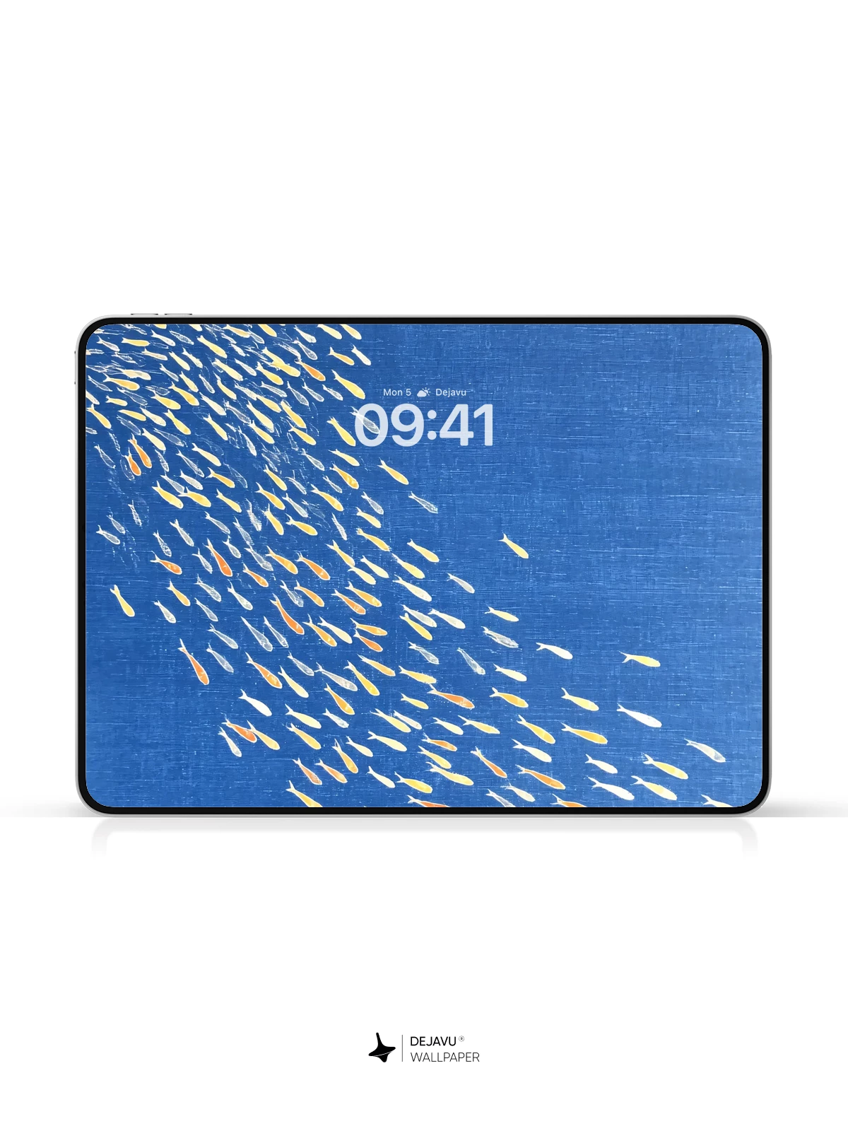 School of Fish Blue Ocean Wallpaper 4K for iPhone Lock Screen