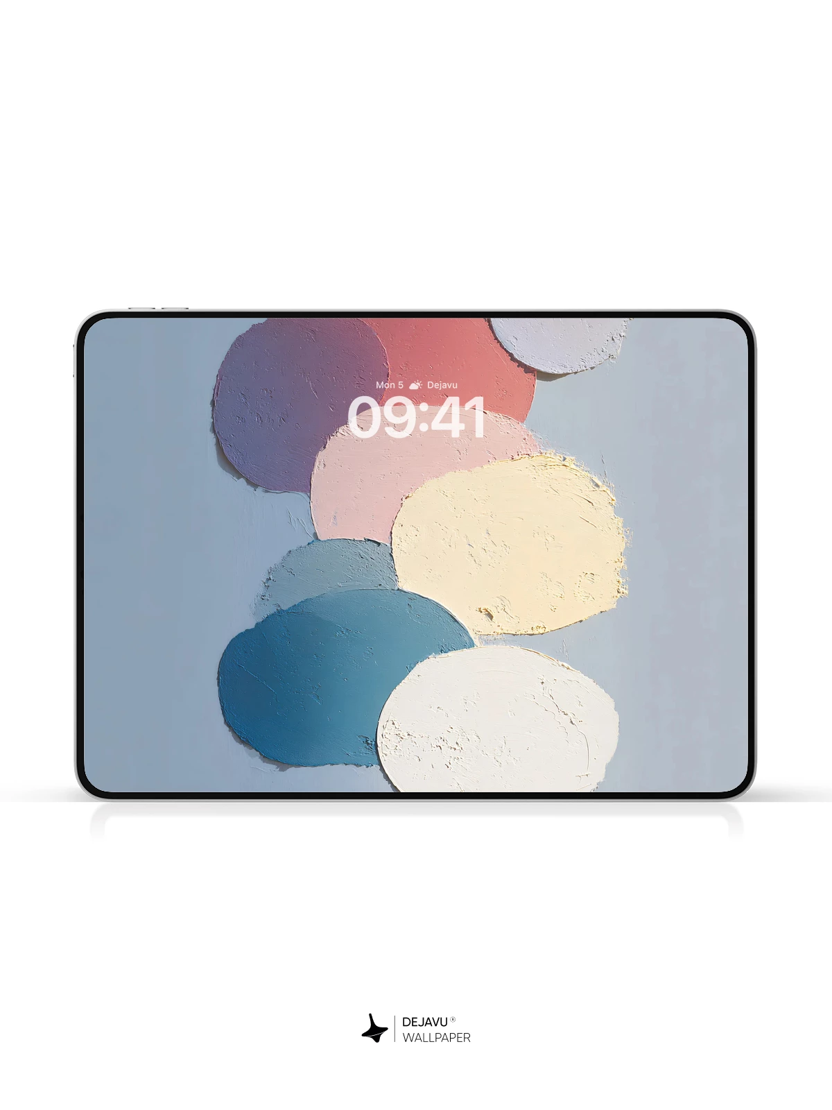 Pastel Abstract Circles Wallpaper 4K for iPhone Lock Screen