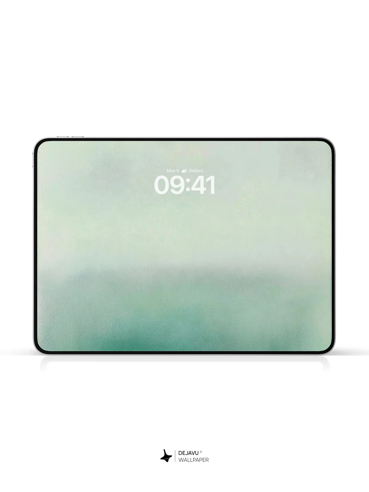 Abstract Green Fog Gradient Wallpaper 4K for iPhone Lock Screen