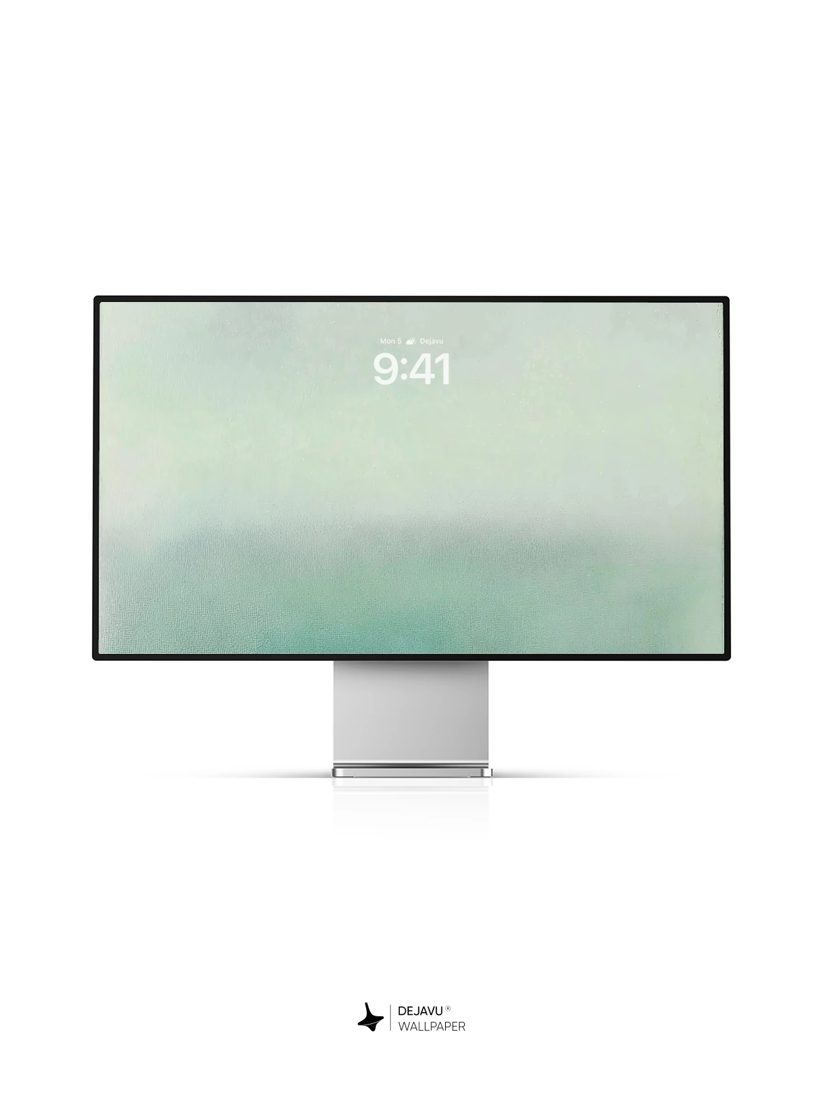 Abstract Green Fog Gradient Wallpaper 4K for iPhone Lock Screen